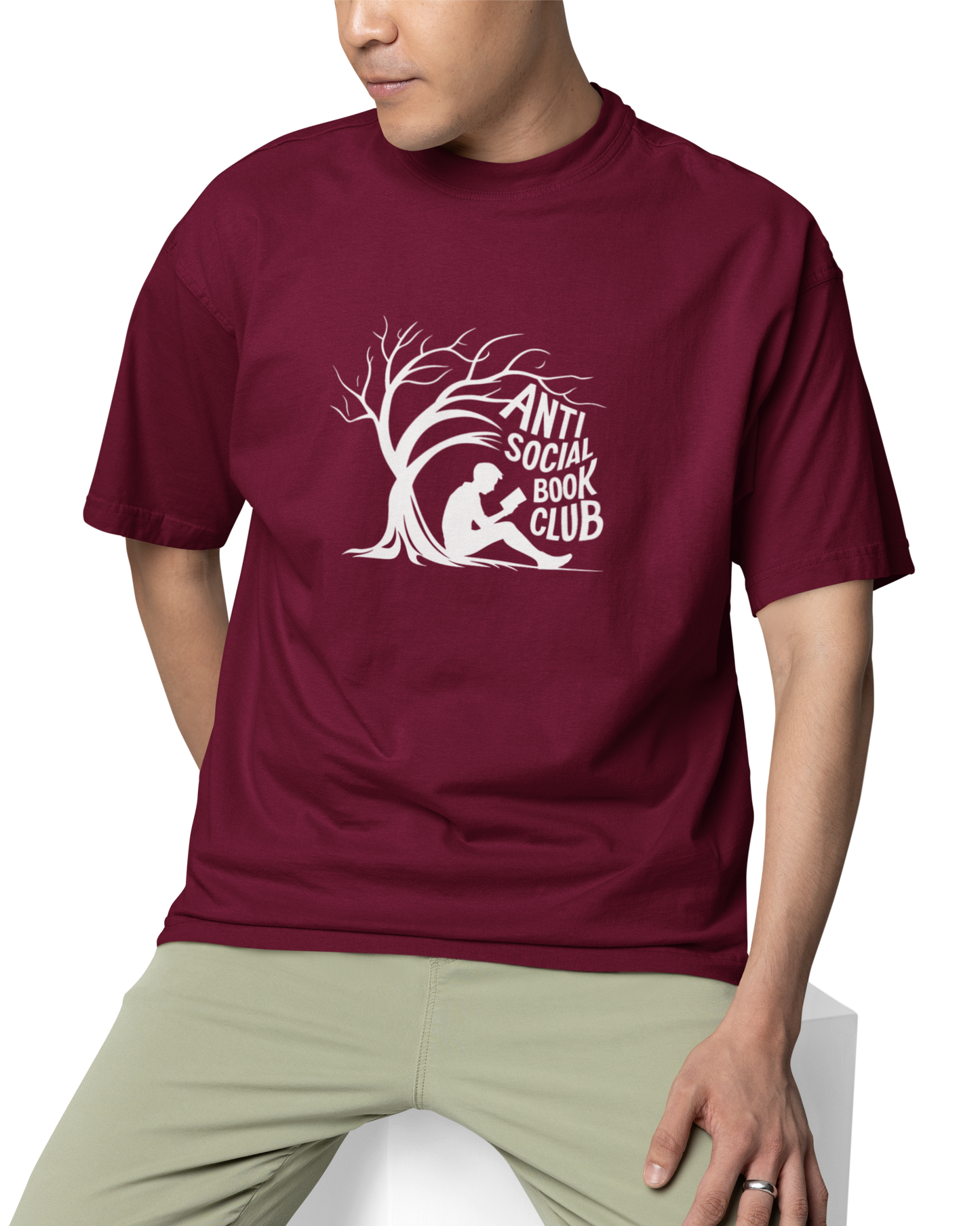 Anti Social Book Club Unisex Oversized T-Shirt