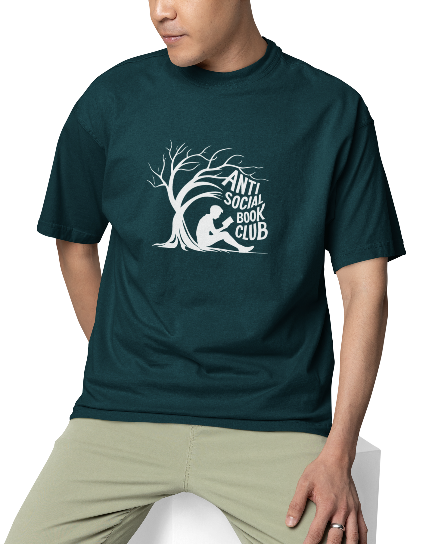 Anti Social Book Club Unisex Oversized T-Shirt