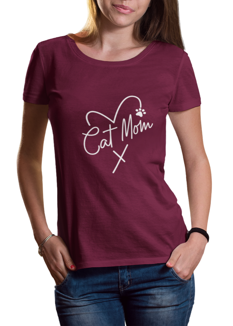 Cat Mom Women Classic T-Shirt