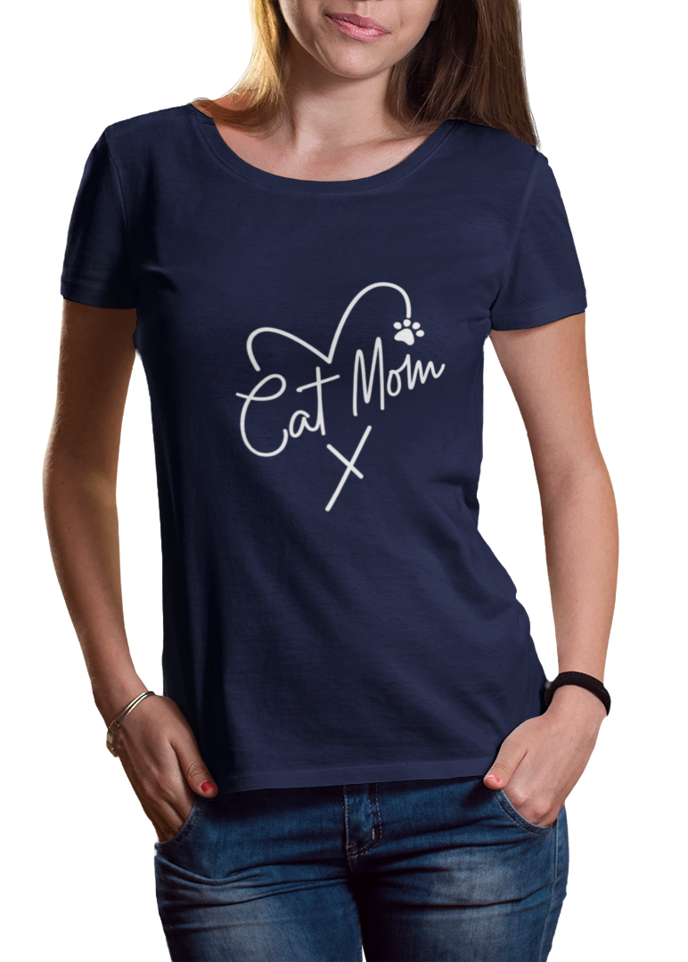 Cat Mom Women Classic T-Shirt