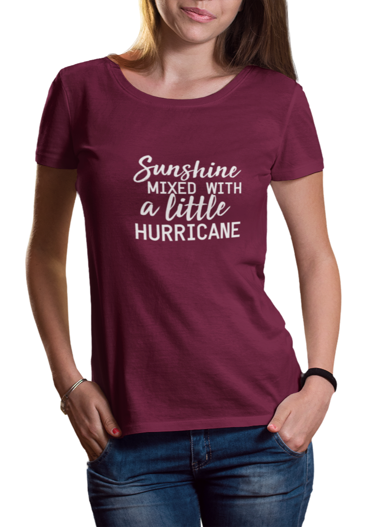 Sunshine With A Little Hurricane Women Classic T-Shirt