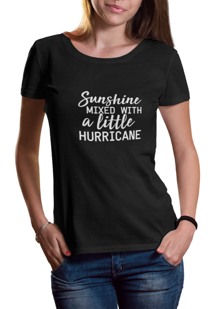 Sunshine With A Little Hurricane Women Classic T-Shirt