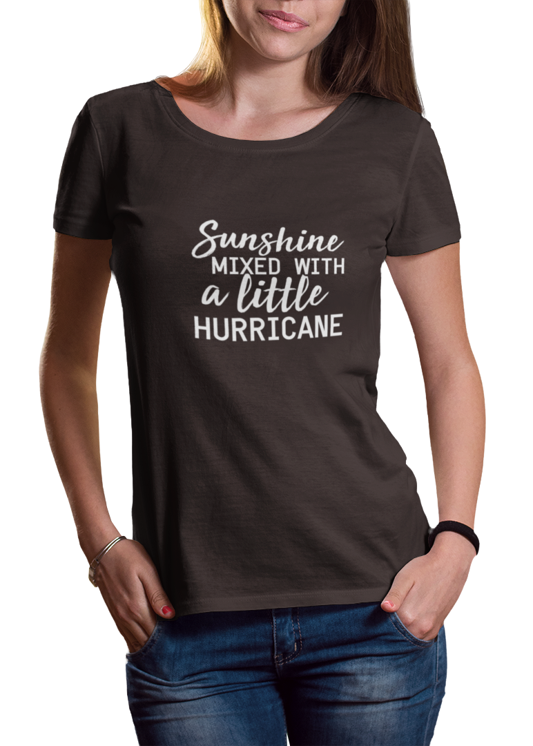 Sunshine With A Little Hurricane Women Classic T-Shirt