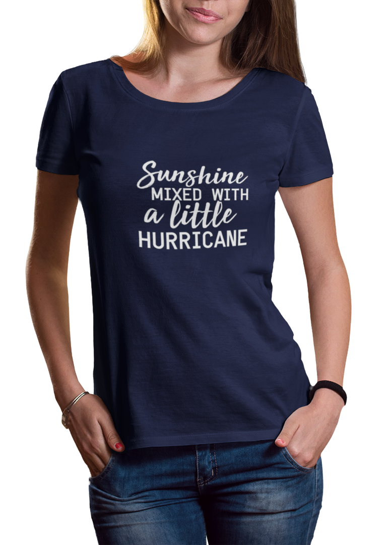 Sunshine With A Little Hurricane Women Classic T-Shirt