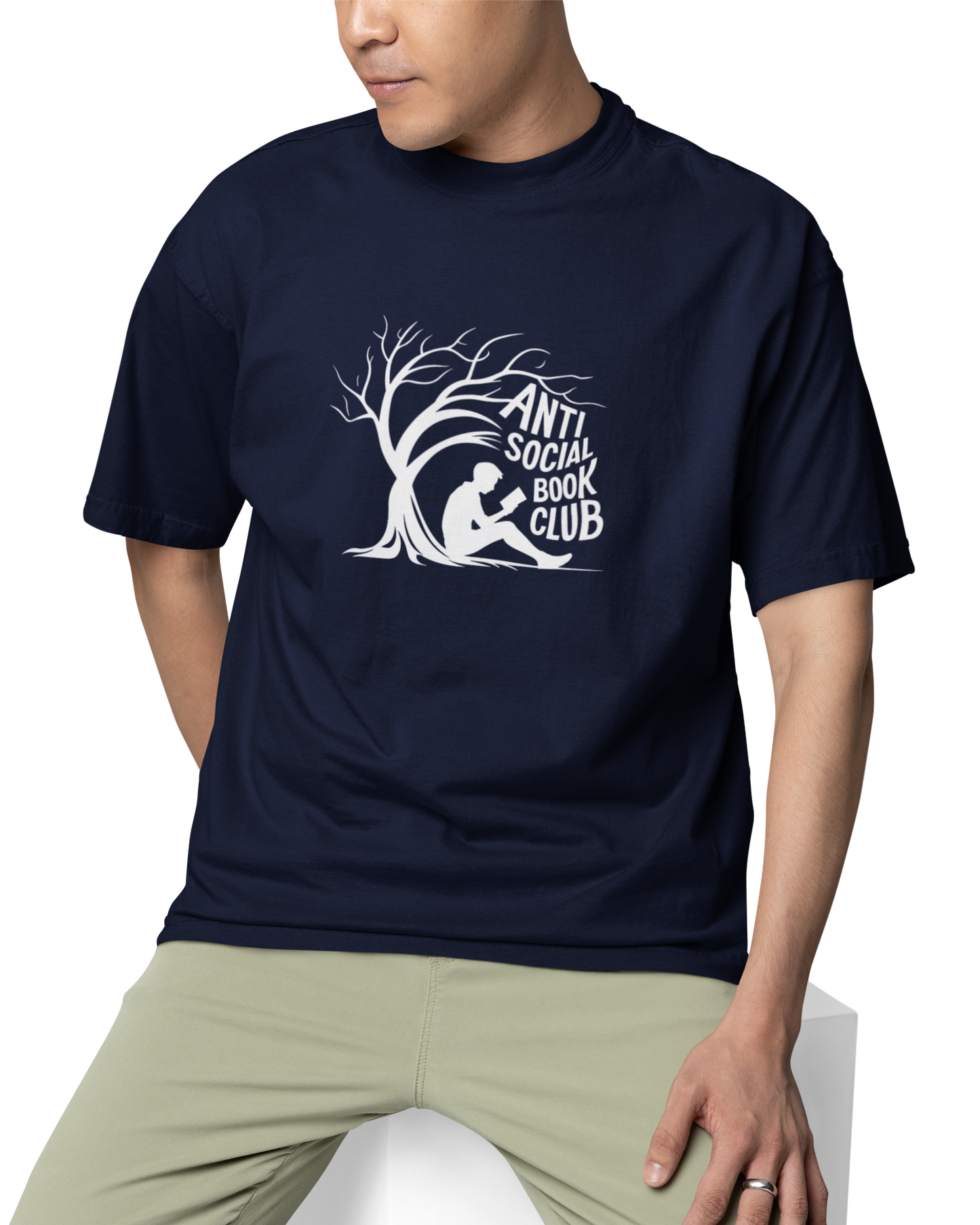 Anti Social Book Club Unisex Oversized T-Shirt
