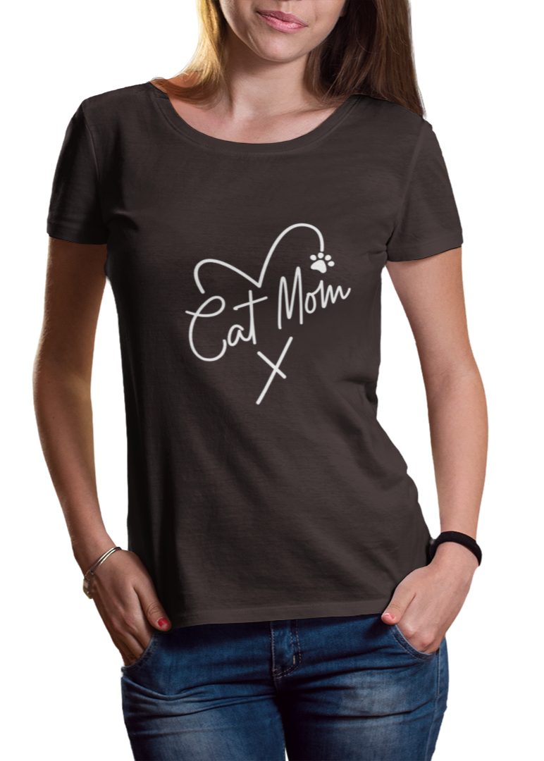 Cat Mom Women Classic T-Shirt