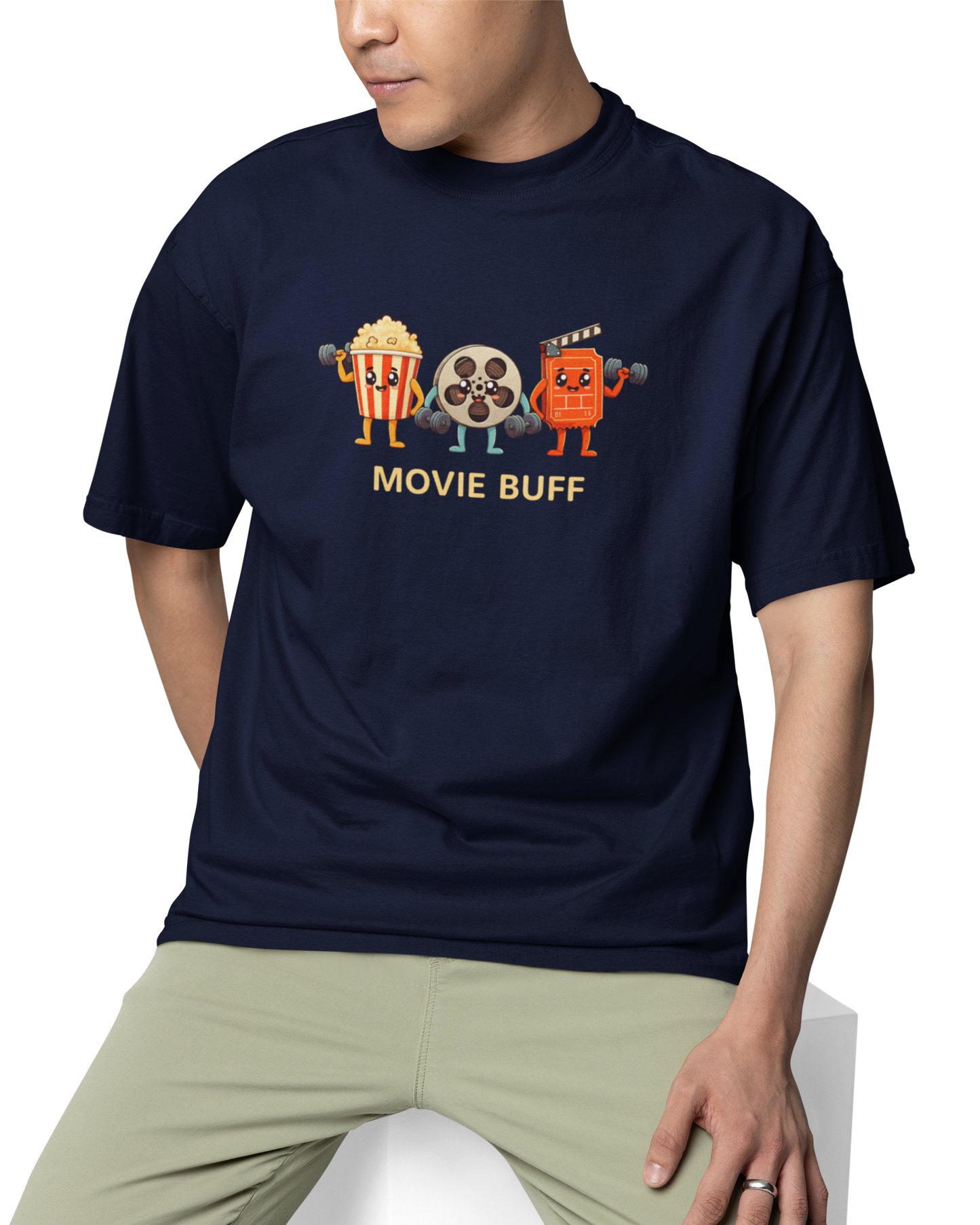 Movie Buff Unisex Oversized T-Shirt