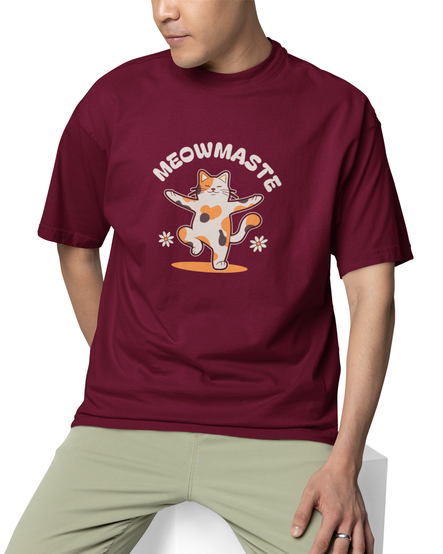 Meowmaste Unisex Oversized T-Shirt