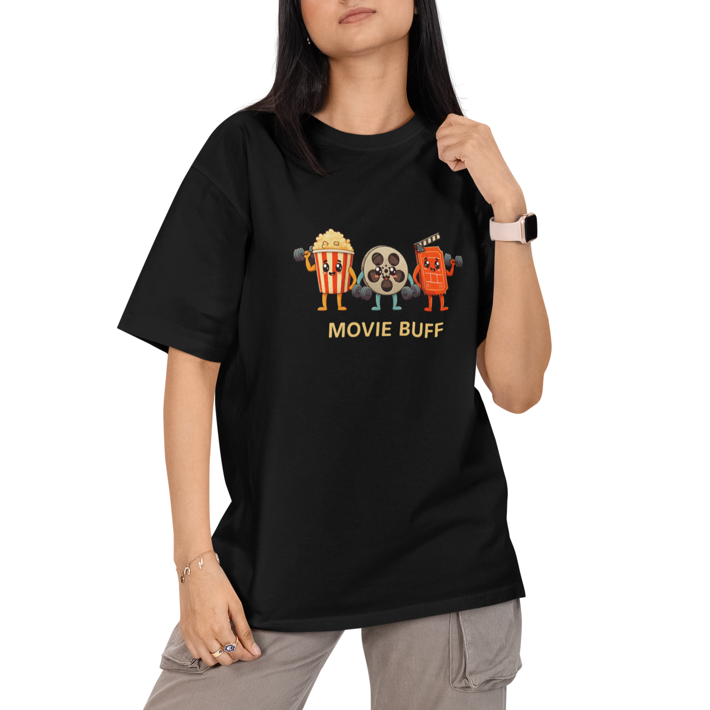 Movie Buff Unisex Oversized T-Shirt
