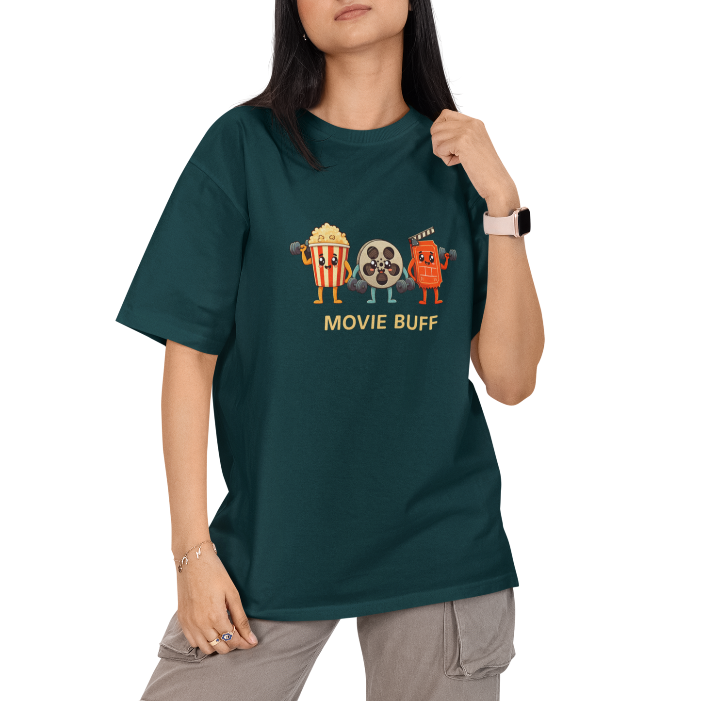 Movie Buff Unisex Oversized T-Shirt