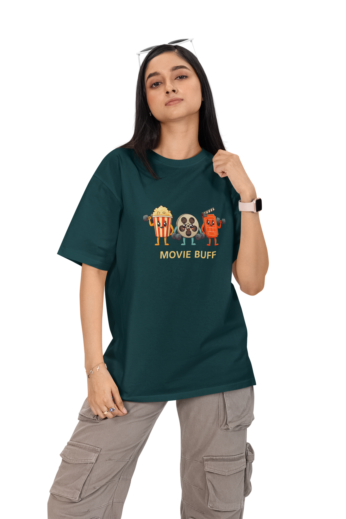 Movie Buff Unisex Oversized T-Shirt
