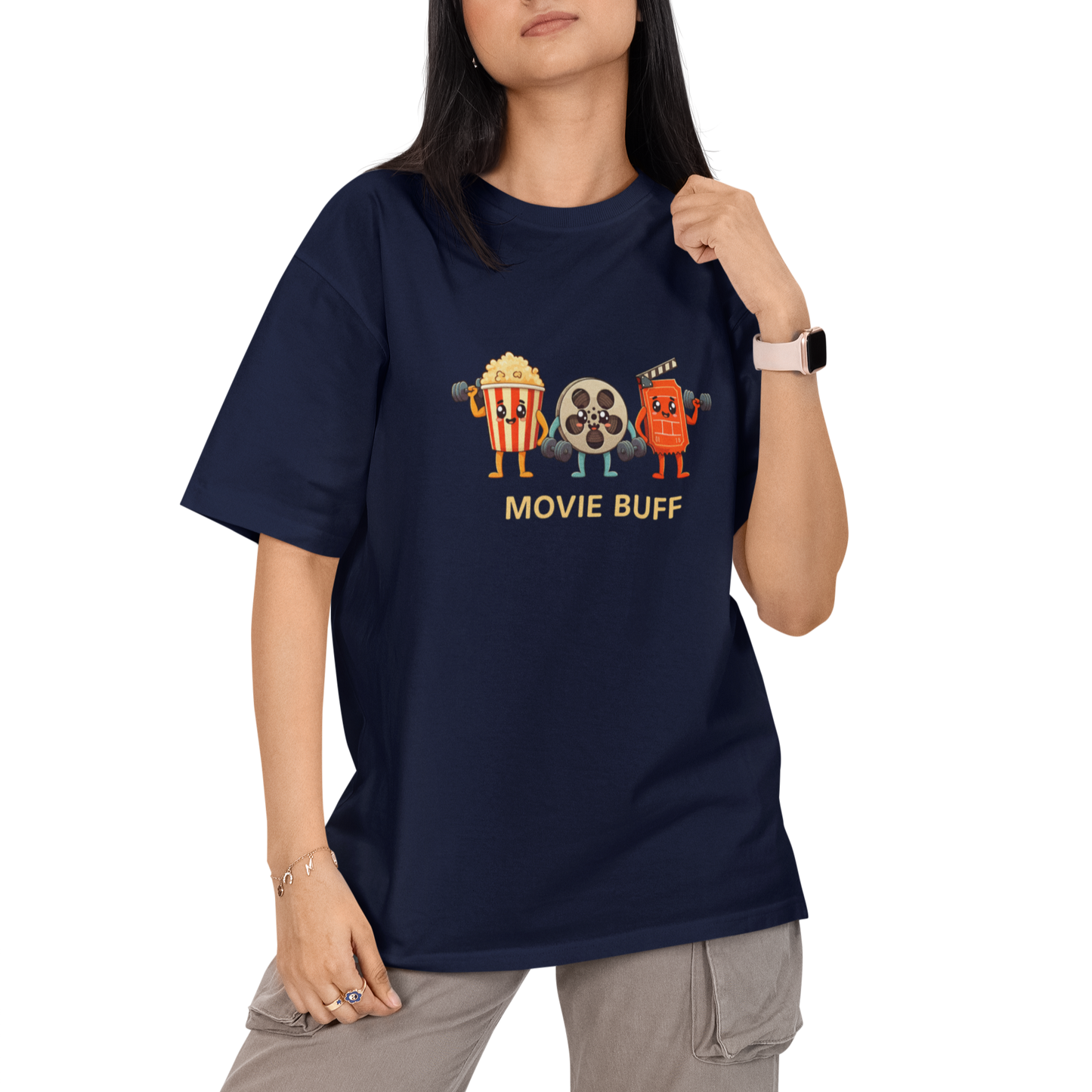 Movie Buff Unisex Oversized T-Shirt