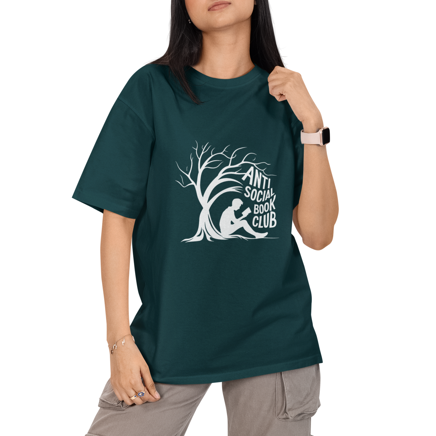 Anti Social Book Club Unisex Oversized T-Shirt