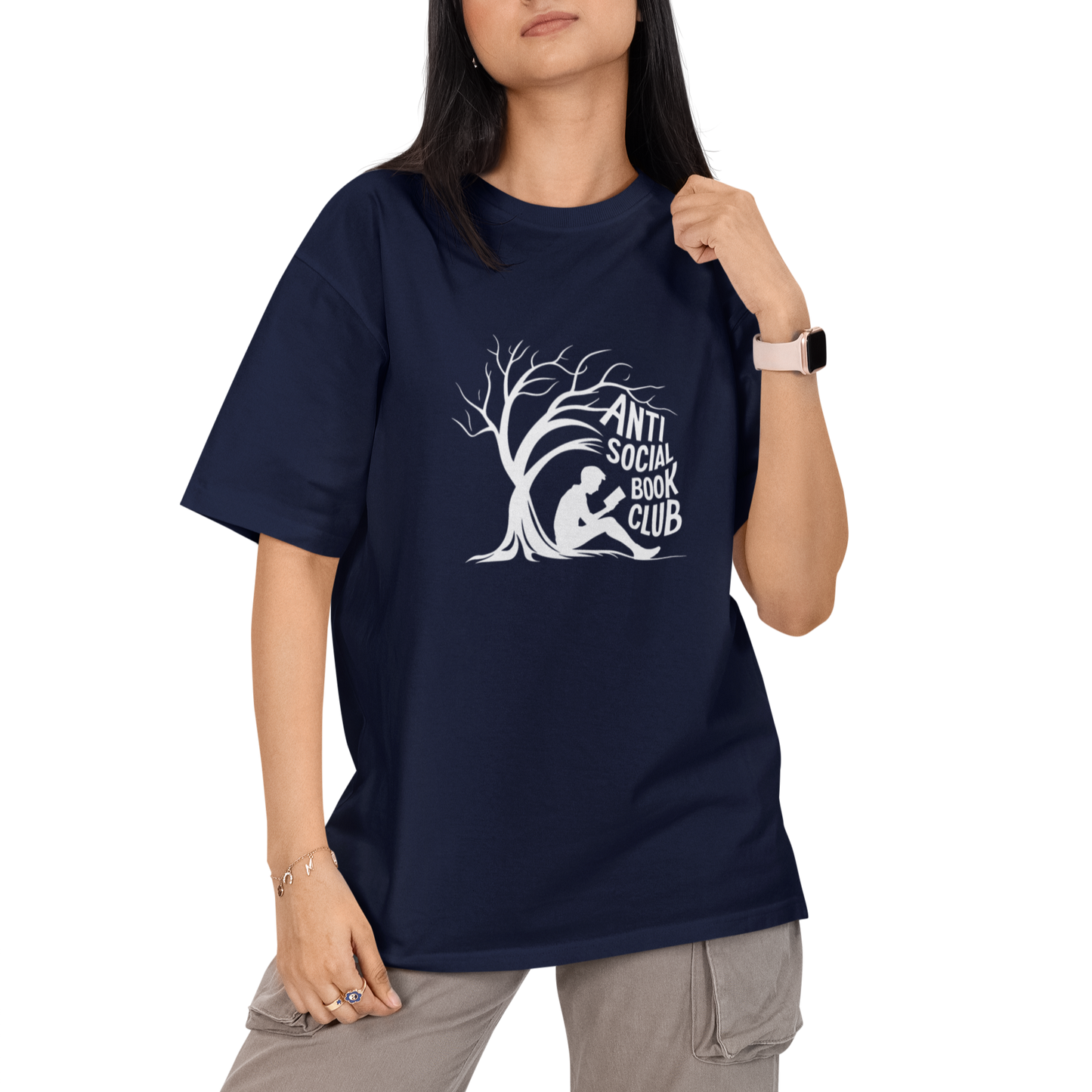 Anti Social Book Club Unisex Oversized T-Shirt