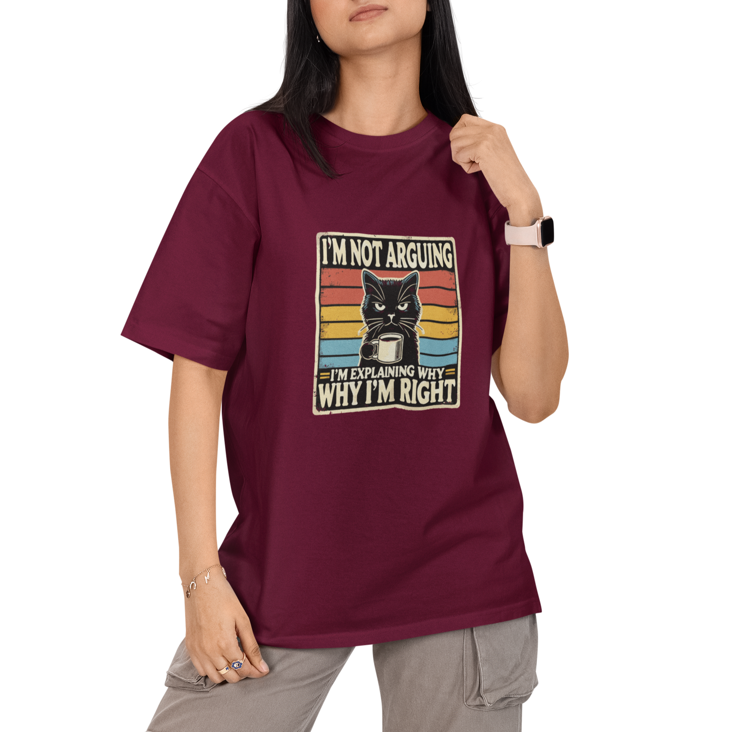 Im Not Arguing Unisex Oversized T-Shirt