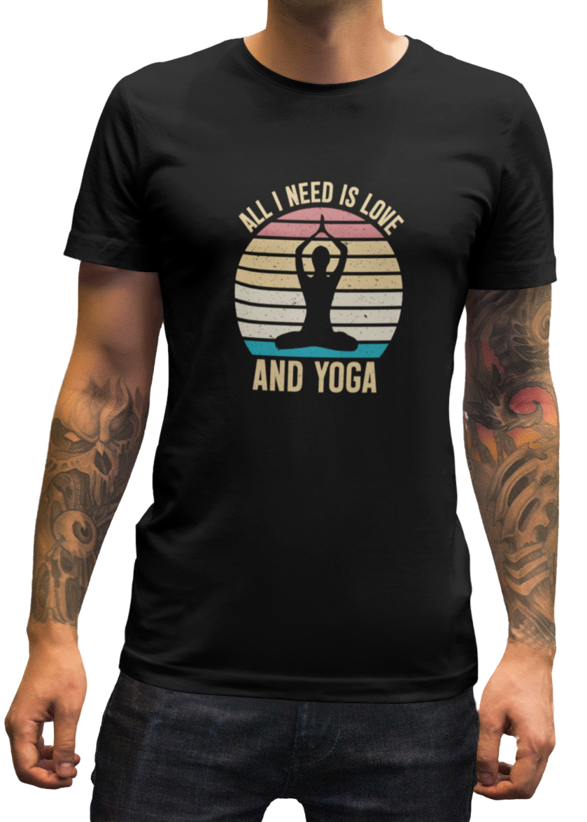 All I Need Is Love And Yoga Men Classic T-Shirt