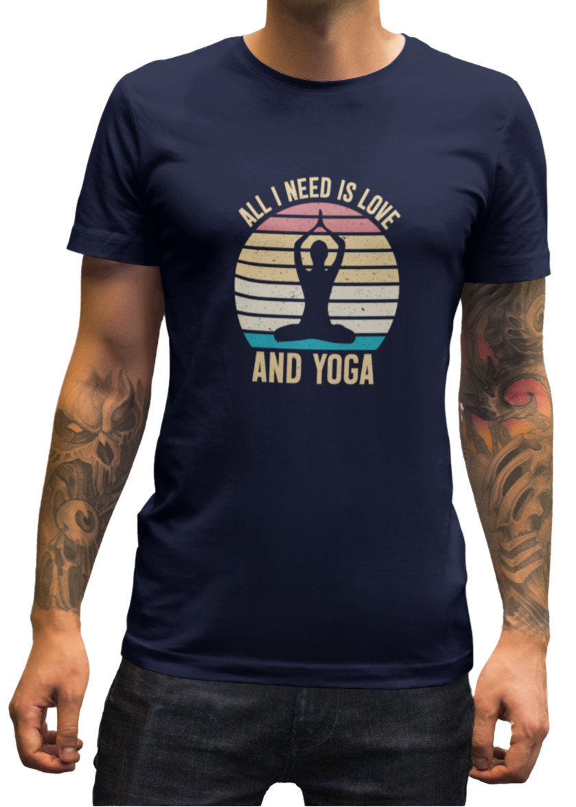 All I Need Is Love And Yoga Men Classic T-Shirt