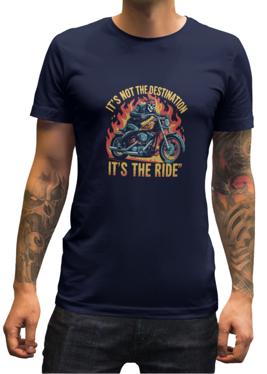 It's Not The Destination It's The Ride Men Classic Crew T-Shirt