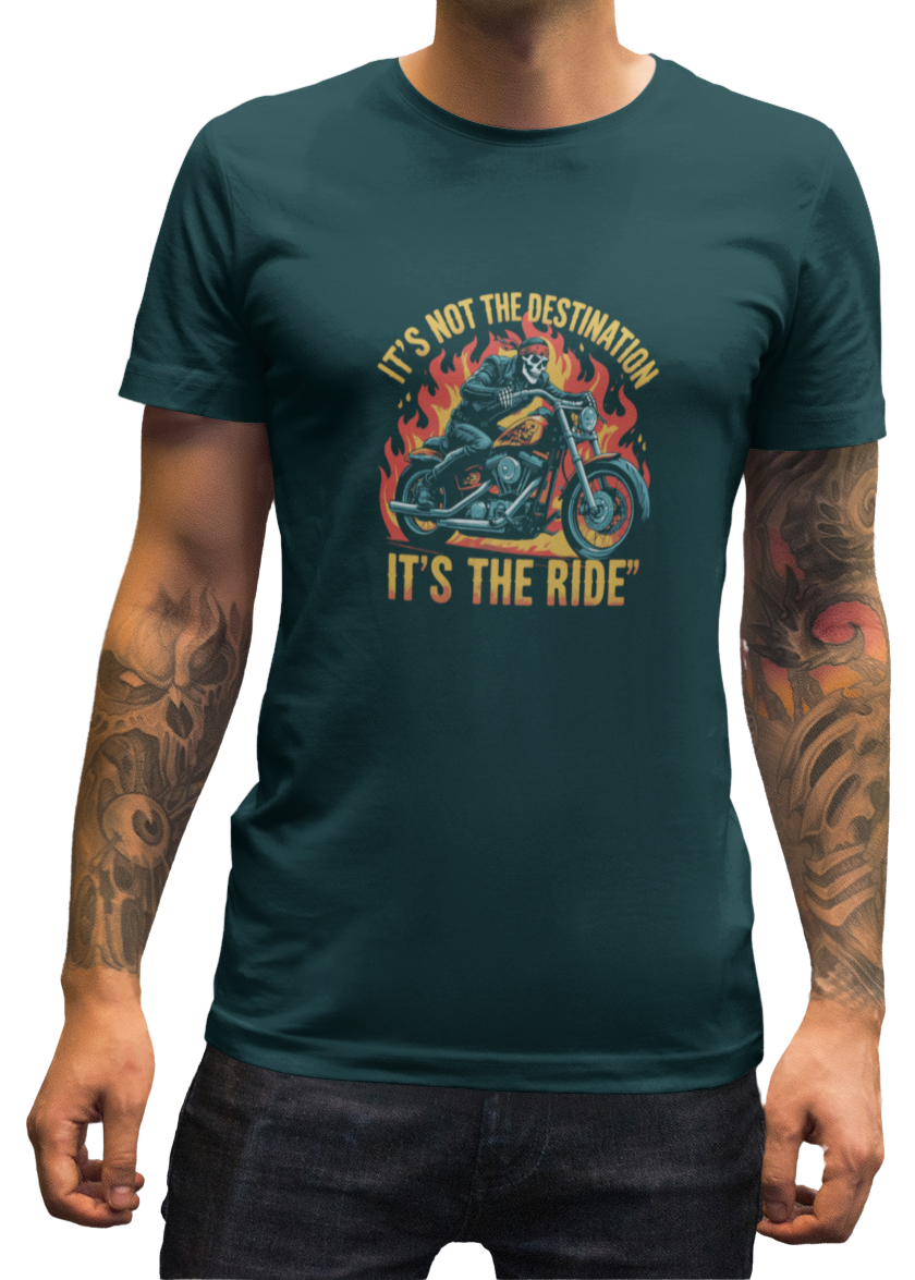 It's Not The Destination It's The Ride Men Classic Crew T-Shirt