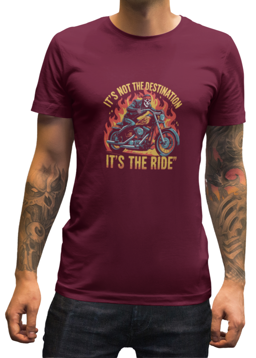 It's Not The Destination It's The Ride Men Classic Crew T-Shirt