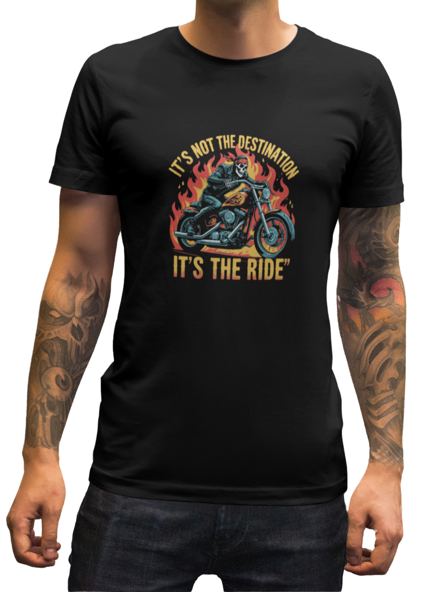 It's Not The Destination It's The Ride Men Classic Crew T-Shirt