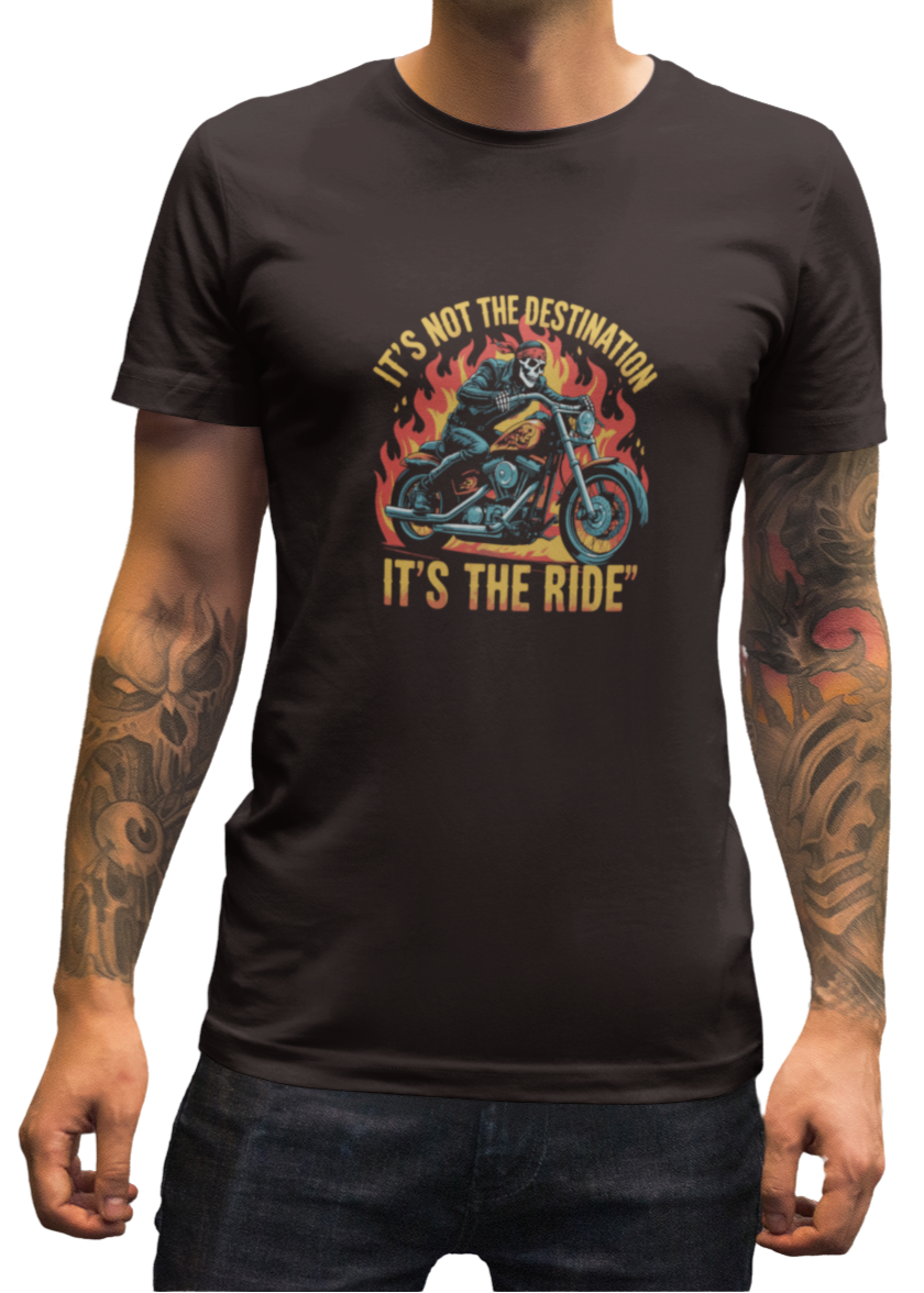 It's Not The Destination It's The Ride Men Classic Crew T-Shirt