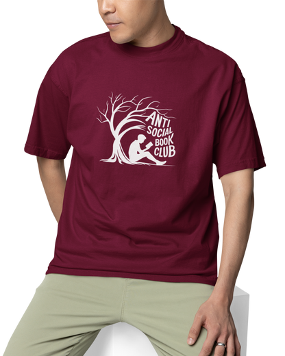 Anti Social Book Club Unisex Oversized T-Shirt