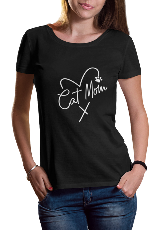 Cat Mom Women Classic T-Shirt