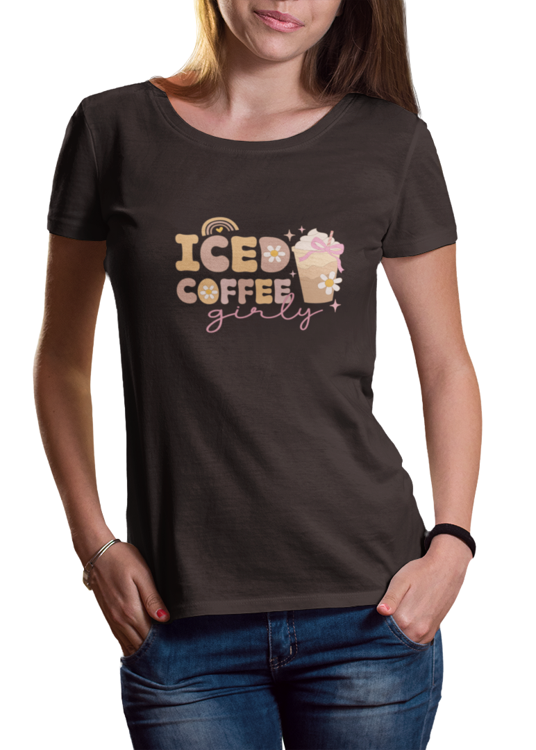 Iced Coffee Girly Women Classic T-Shirt