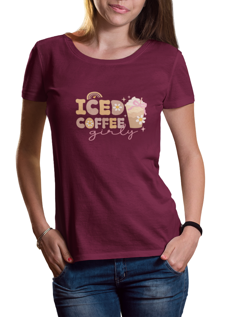 Iced Coffee Girly Women Classic T-Shirt