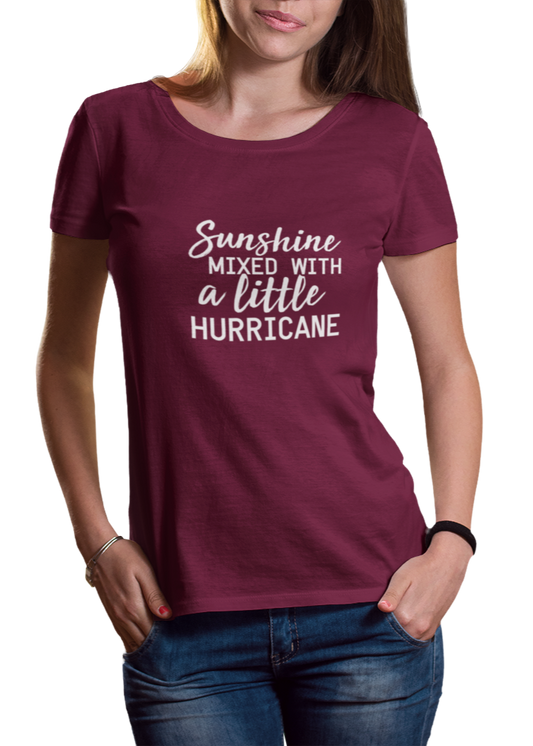 Sunshine With A Little Hurricane Women Classic T-Shirt