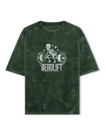 Deadlift Unisex Acid Washed Oversized T-Shirt