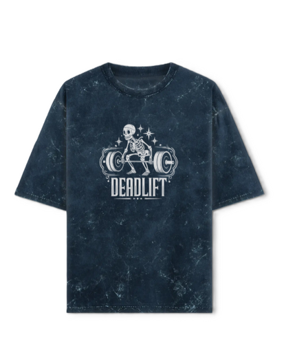 Deadlift Unisex Acid Washed Oversized T-Shirt