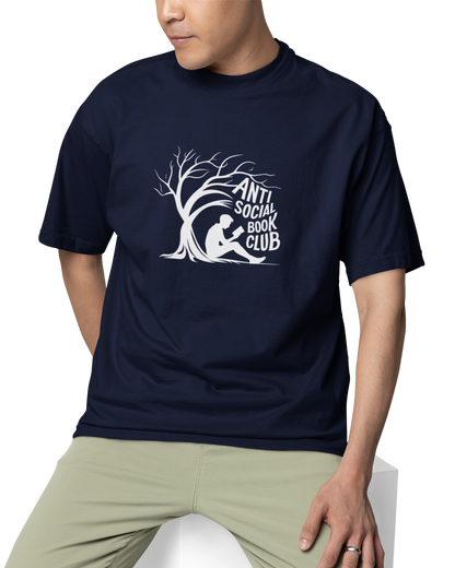 Anti Social Book Club Unisex Oversized T-Shirt