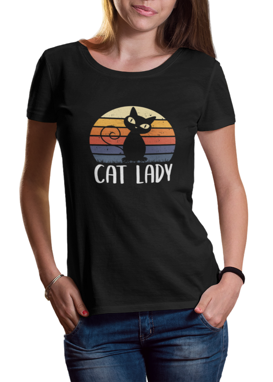 Cat Lady Women Classic T-Shirt