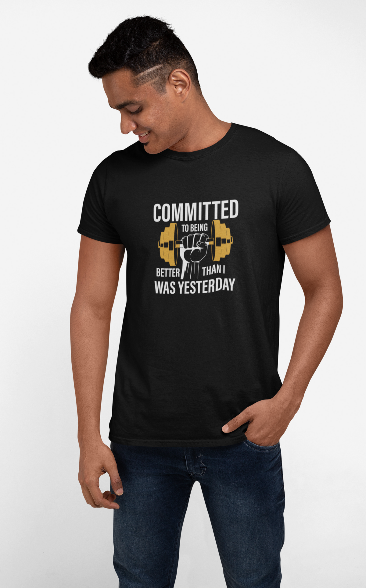 Committed To Being Better Men Classic Crew T-Shirt