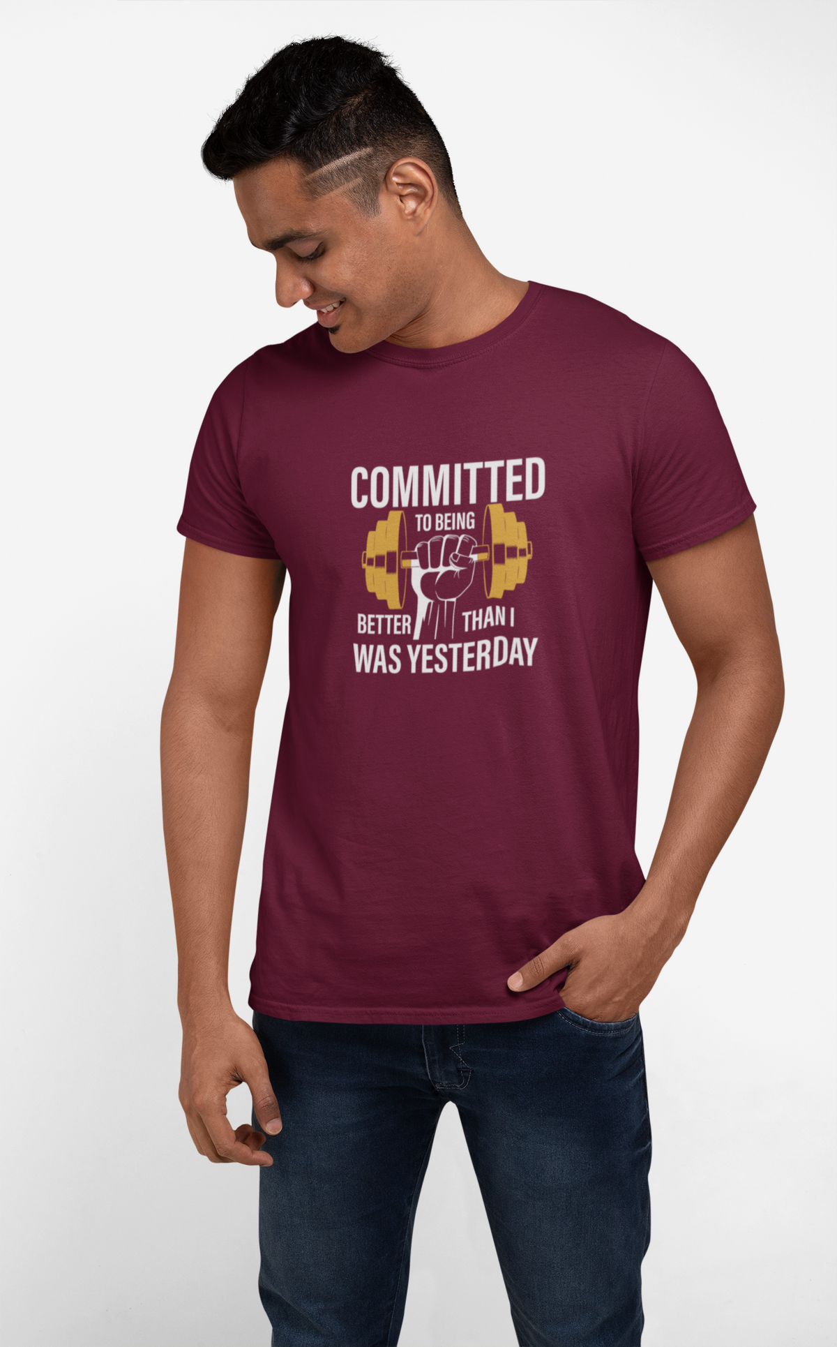Committed To Being Better Men Classic Crew T-Shirt