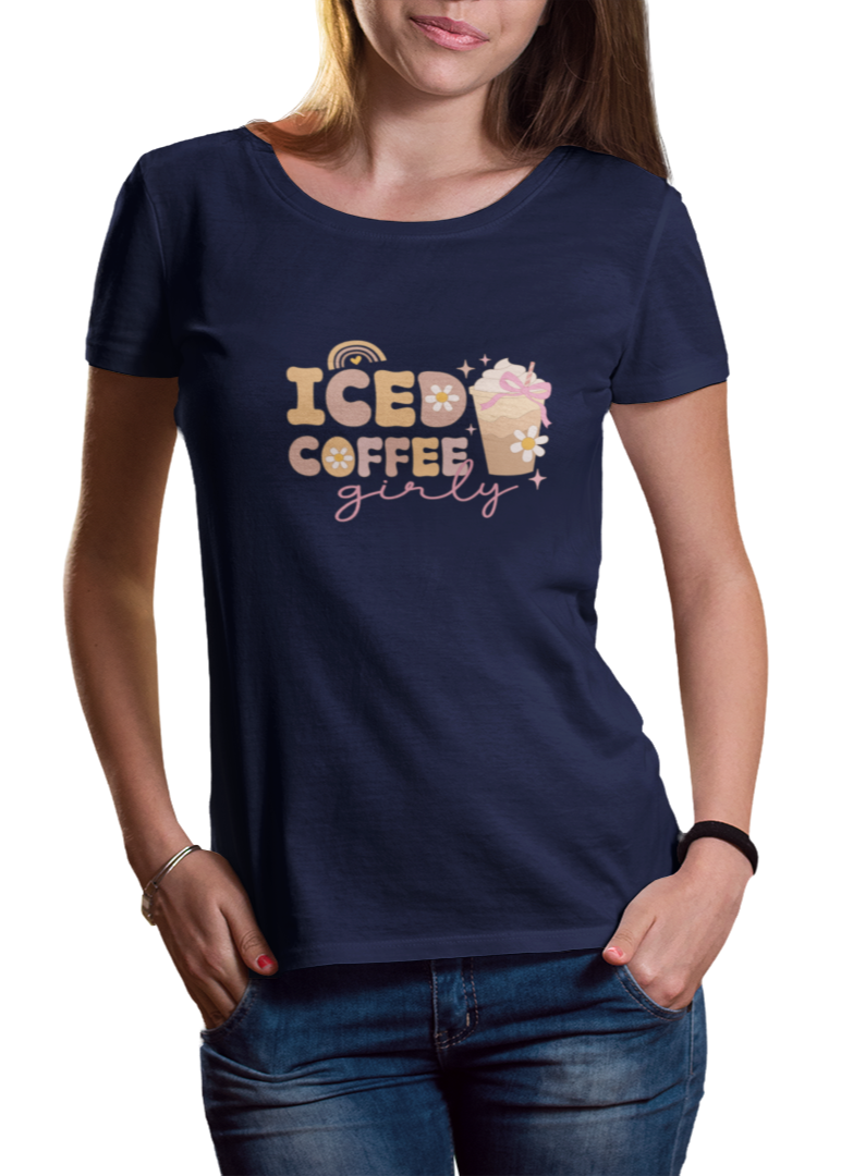 Iced Coffee Girly Women Classic T-Shirt