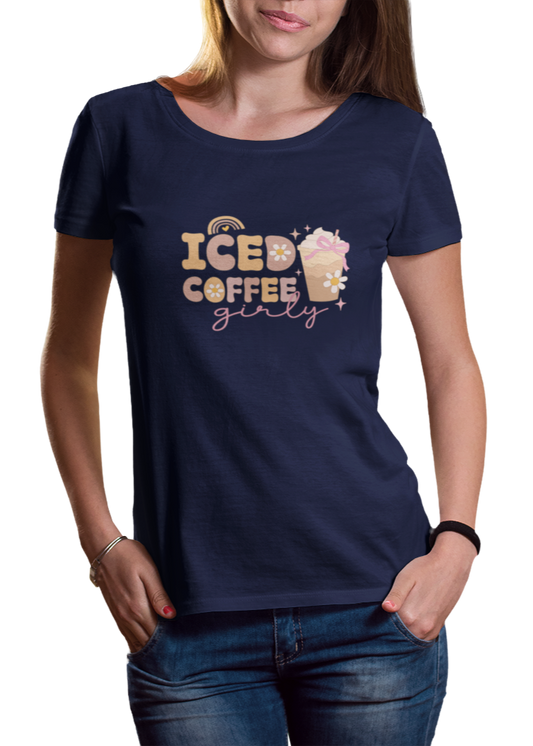 Iced Coffee Girly Women Classic T-Shirt