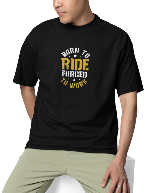 Born To Ride Unisex Oversized T-Shirt