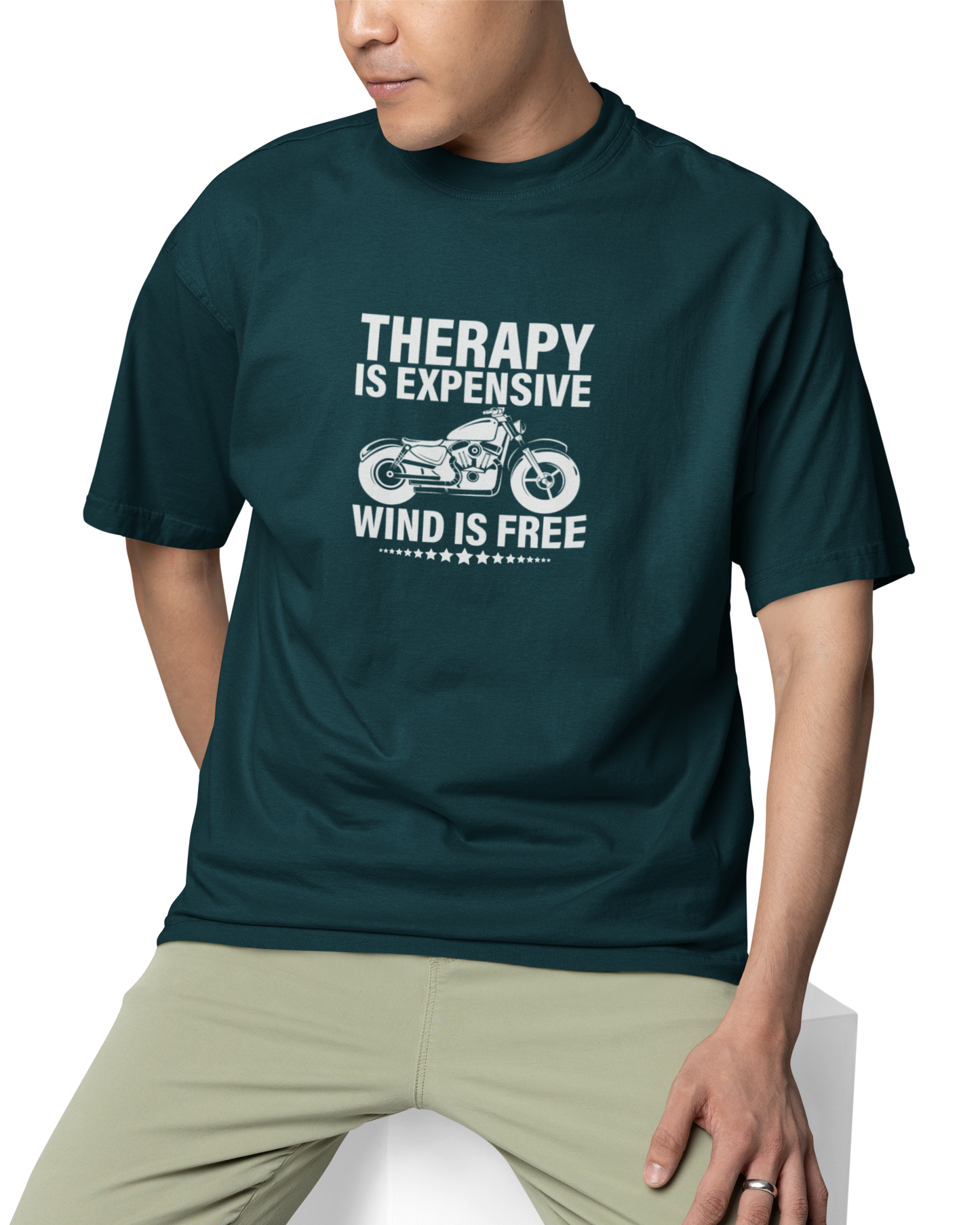 Therapy Is Expensive Wind Is Free Unisex Oversized T-Shirt