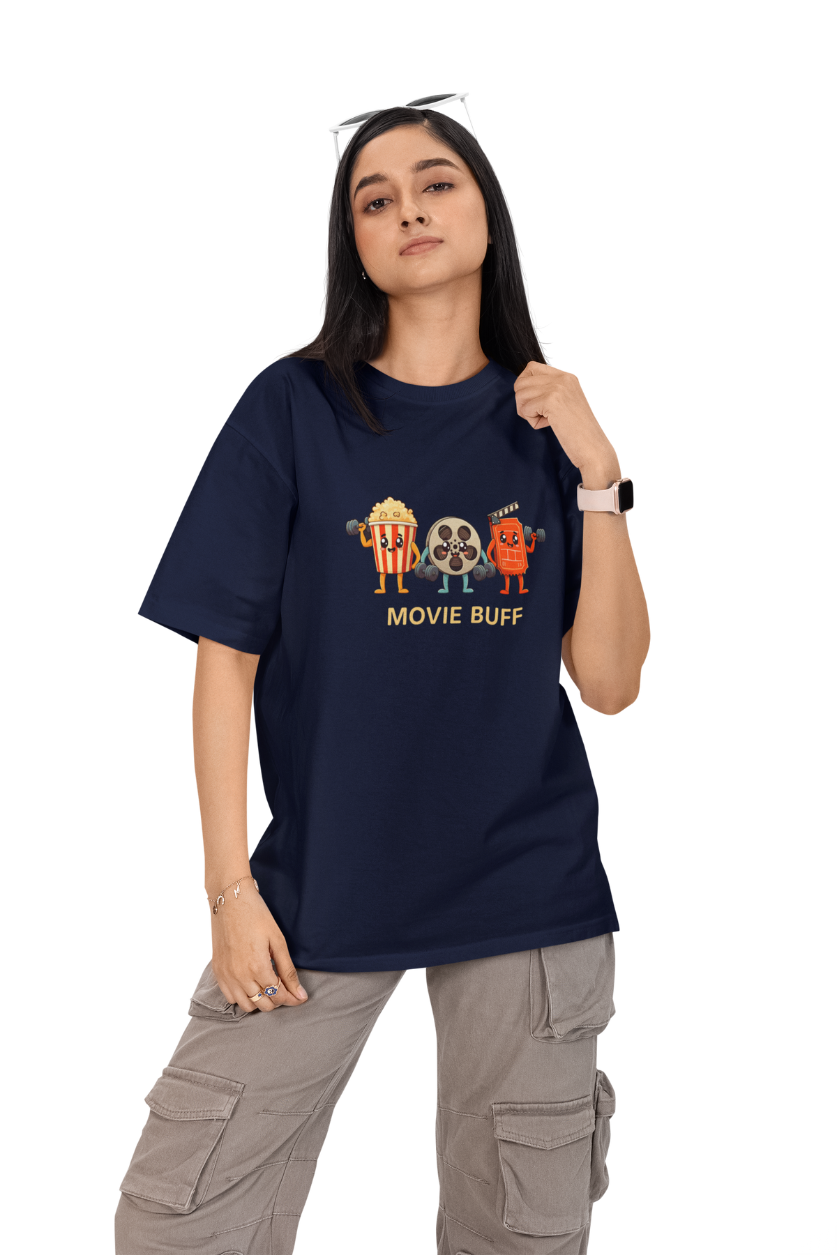 Movie Buff Unisex Oversized T-Shirt
