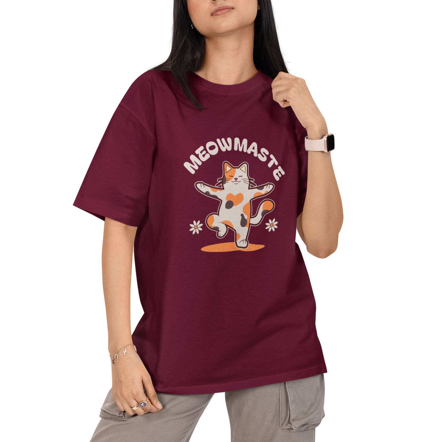 Meowmaste Unisex Oversized T-Shirt