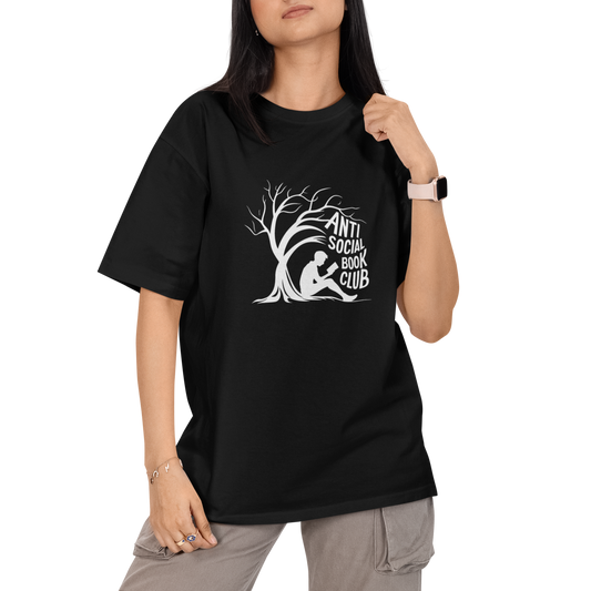 Anti Social Book Club Unisex Oversized T-Shirt
