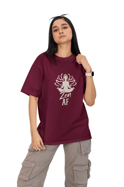 Zen AF Unisex Oversized T-Shirt
