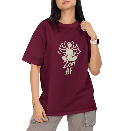 Zen AF Unisex Oversized T-Shirt