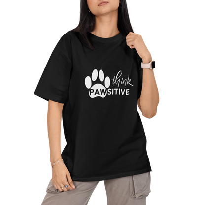 Think Pawsitive Unisex Oversized T-Shirt