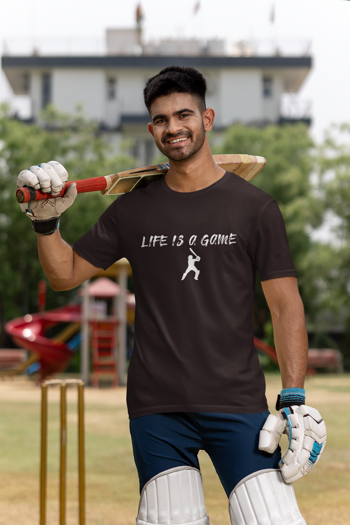 Life Is A Game Men Classic Crew T-Shirt