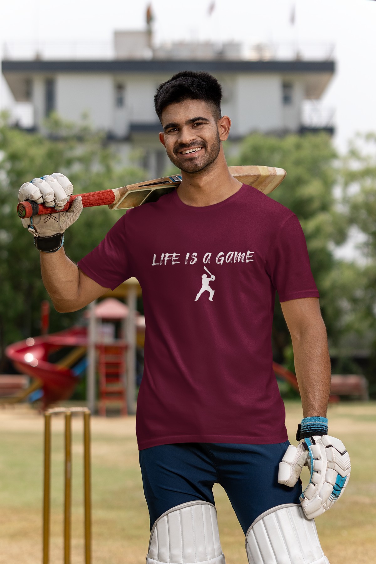 Life Is A Game Men Classic Crew T-Shirt