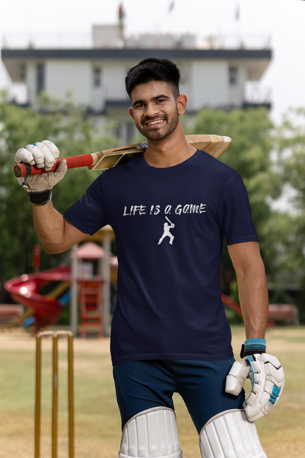Life Is A Game Men Classic Crew T-Shirt